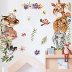 Animal-themed Children's Room Wall Stickers