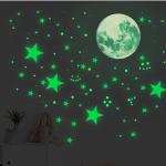 Glowing in the Dark Stars Wall Stickers - Luminous Earth and Celestial Decor