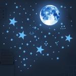 Glowing in the Dark Stars Wall Stickers - Luminous Earth and Celestial Decor