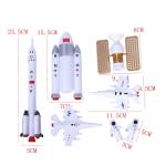 Rocket Toy Series - Space Rocket and Plane Set