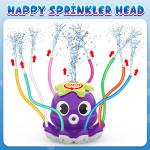 Interactive Water Spray Toy for Kids - Octopus/Whale Sprinkler