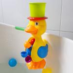 Yellow Duck and Waterwheel Bath Shower Toys for Kids