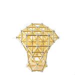 Golden Variety Magnetic Building Blocks - 3D Construction Set