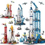 Rocket Launching Model Building Blocks - Space Toys