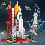 Rocket Launching Model Building Blocks - Space Toys