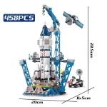 Rocket Launching Model Building Blocks - Space Toys