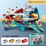 Race Tracker Railcar Dinosaur Park: Educational Toy Set