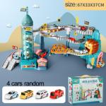 Race Tracker Railcar Dinosaur Park: Educational Toy Set