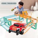 Race Tracks for Boys: Construction Vehicle Flexible Track Set