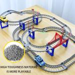 Race Tracks for Boys: Construction Vehicle Flexible Track Set