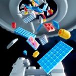 Space Rocket Launch Center Puzzle - Mini Building Blocks Kit