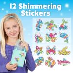 Creative Sparkle: Kids' Diamond Gem Art Kit with 12 Stickers