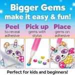 Creative Sparkle: Kids' Diamond Gem Art Kit with 12 Stickers