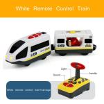 Wooden RC Race Tracker: Remote Control Electric Train Set