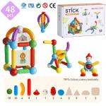 Magnetic Construction Sticks and Balls Building Blocks Set