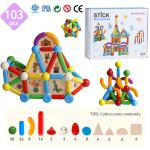 Magnetic Construction Sticks and Balls Building Blocks Set