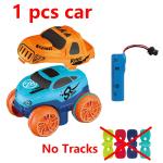 Rechargeable Race Track Cars: Thrilling Adventures with LED Light-Up Action