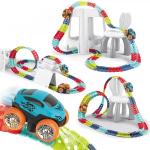 Rechargeable Race Track Cars: Thrilling Adventures with LED Light-Up Action