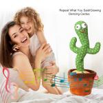 Cute Talking & Dancing Cactus Doll - Interactive Musical Toy