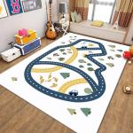 City Map Traffic Game Carpet/Mat