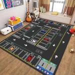 City Map Traffic Game Carpet/Mat