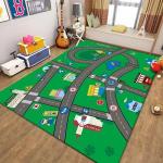 City Map Traffic Game Carpet/Mat