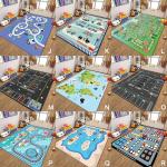 City Map Traffic Game Carpet/Mat