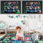 LED Play Road Lighter Rugs Carpet/Mat