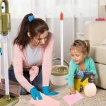 Kids' Pretend Play Cleaning Tool Set - Simulation Toys