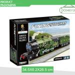 DIY Assemble Metal Block Steam Train - 232-Piece Set