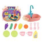 Electric Dishwasher Kitchen Toy for Kids - Pretend Play Set