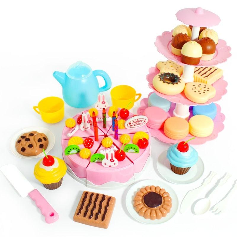 DIY Miniature Food Simulation Kitchen Toy - Create Delicious Cakes!