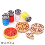 Mini Food Building Blocks Kitchen Toys for Creative Kids