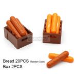 Mini Food Building Blocks Kitchen Toys for Creative Kids