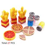 Mini Food Building Blocks Kitchen Toys for Creative Kids