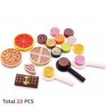 Mini Food Building Blocks Kitchen Toys for Creative Kids