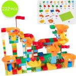 Race Tracker Marble Run Building Blocks - 74-404PCS of Thrilling Racing Fun for Kids