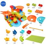 Race Tracker Marble Run Building Blocks - 74-404PCS of Thrilling Racing Fun for Kids