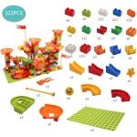 Race Tracker Marble Run Building Blocks - 74-404PCS of Thrilling Racing Fun for Kids