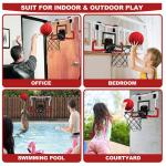 Foldable Basketball Stand for Kids: Portable and Adjustable Sports Toy