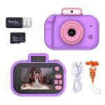 HD Dual-Camera Kids Camera - 2-Inch IPS Screen, USB Charging, Lanyard Included