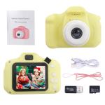 HD Dual-Camera Kids Camera - 2-Inch IPS Screen, USB Charging, Lanyard Included