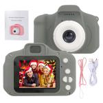 HD Dual-Camera Kids Camera - 2-Inch IPS Screen, USB Charging, Lanyard Included