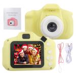 HD Dual-Camera Kids Camera - 2-Inch IPS Screen, USB Charging, Lanyard Included