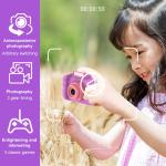 HD Dual-Camera Kids Camera - 2-Inch IPS Screen, USB Charging, Lanyard Included