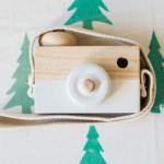 Camera Cute Nordic Hanging Wooden Camera Toys Kids 9.5*6*3cm