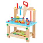 Wooden DIY Nut Building Block Repair Toy - Creative Construction for Kids