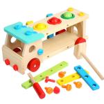 Wooden DIY Nut Building Block Repair Toy - Creative Construction for Kids