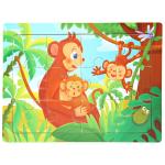 Cartoon Animals Wood Puzzle