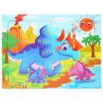 Cartoon Animals Wood Puzzle